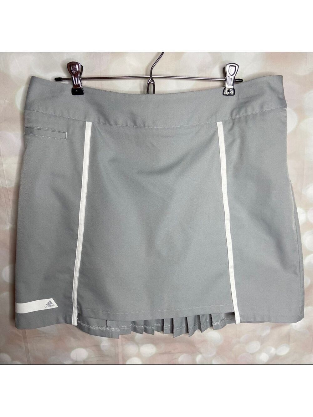 ADIDAS - gray puremotion skort with coolmax